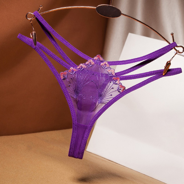 Womens Floral Lace Panties Briefs Lingerie Embroidery Thongs G-String Underwear Panties  Lingerie