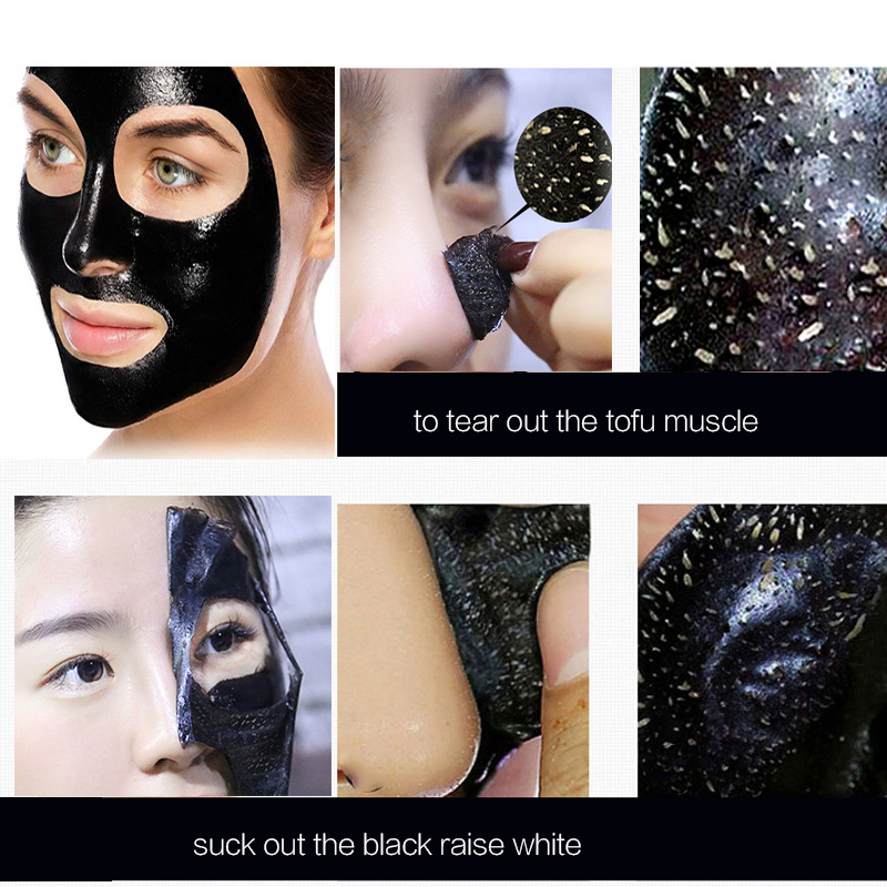 10PCS  Remove Blackheads Face Mask Remove Face Acne Peel Black Mask Deep Cleansing Oil Control  Skin Care