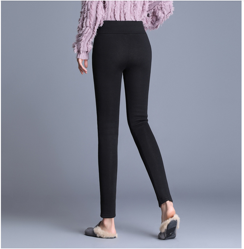 Winter Leggings Women Velvet Fleece Lined Slim High Waist Skinny Women Trousers & Leggings