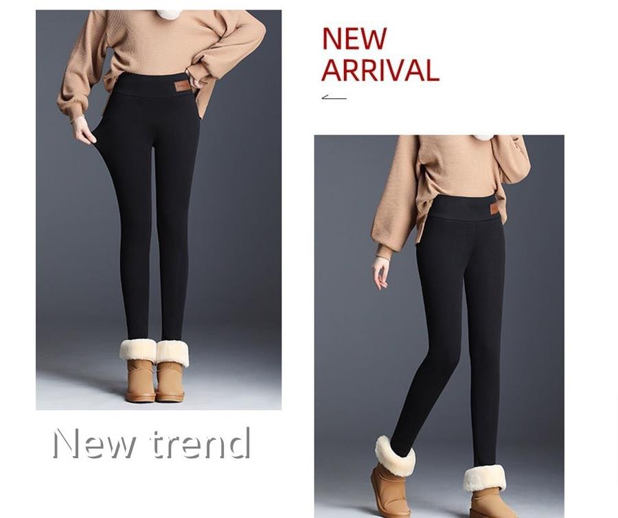 Winter Leggings Women Velvet Fleece Lined Slim High Waist Skinny Women Trousers & Leggings