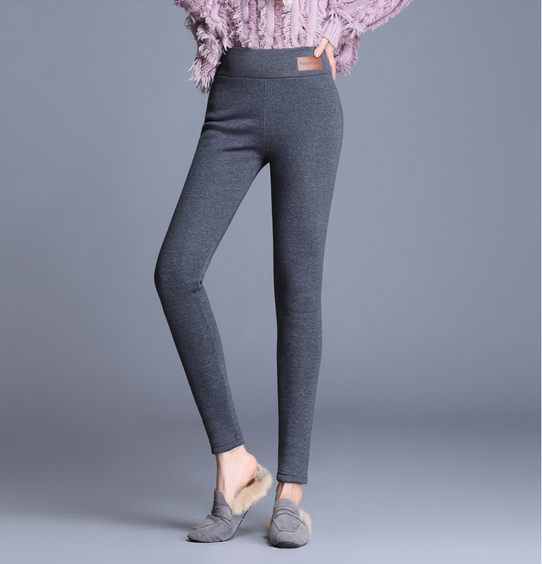 Winter Leggings Women Velvet Fleece Lined Slim High Waist Skinny Women Trousers & Leggings