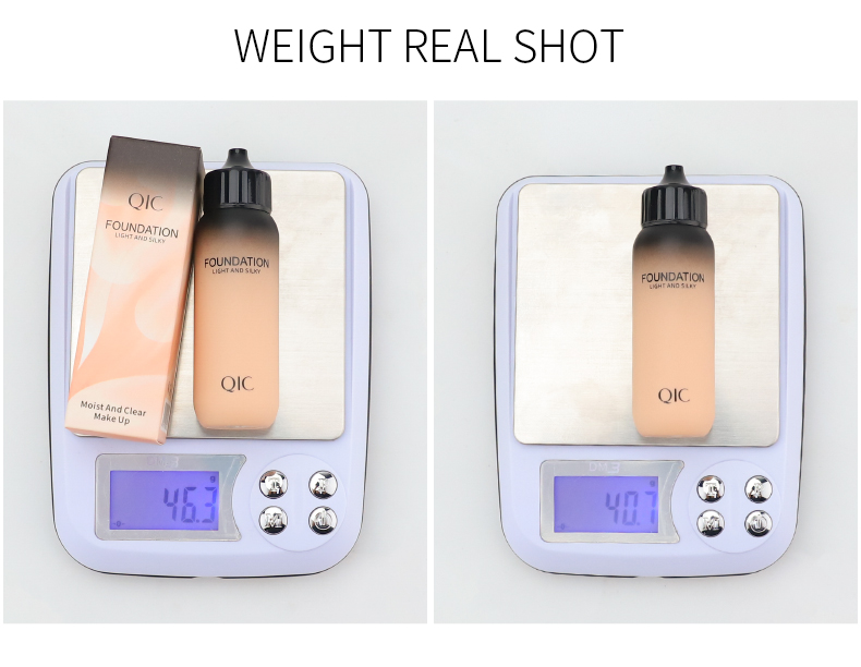 Foundation Silky Liquid Foundation Makeup Oil Control Foundation Isolate Moisturizing Cover Makeup