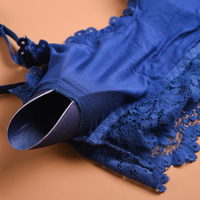 New Arrival Women Push Up Wireless Lace Bra Top Women Backless Bralette Underwear Lingerie Full Cup Hot