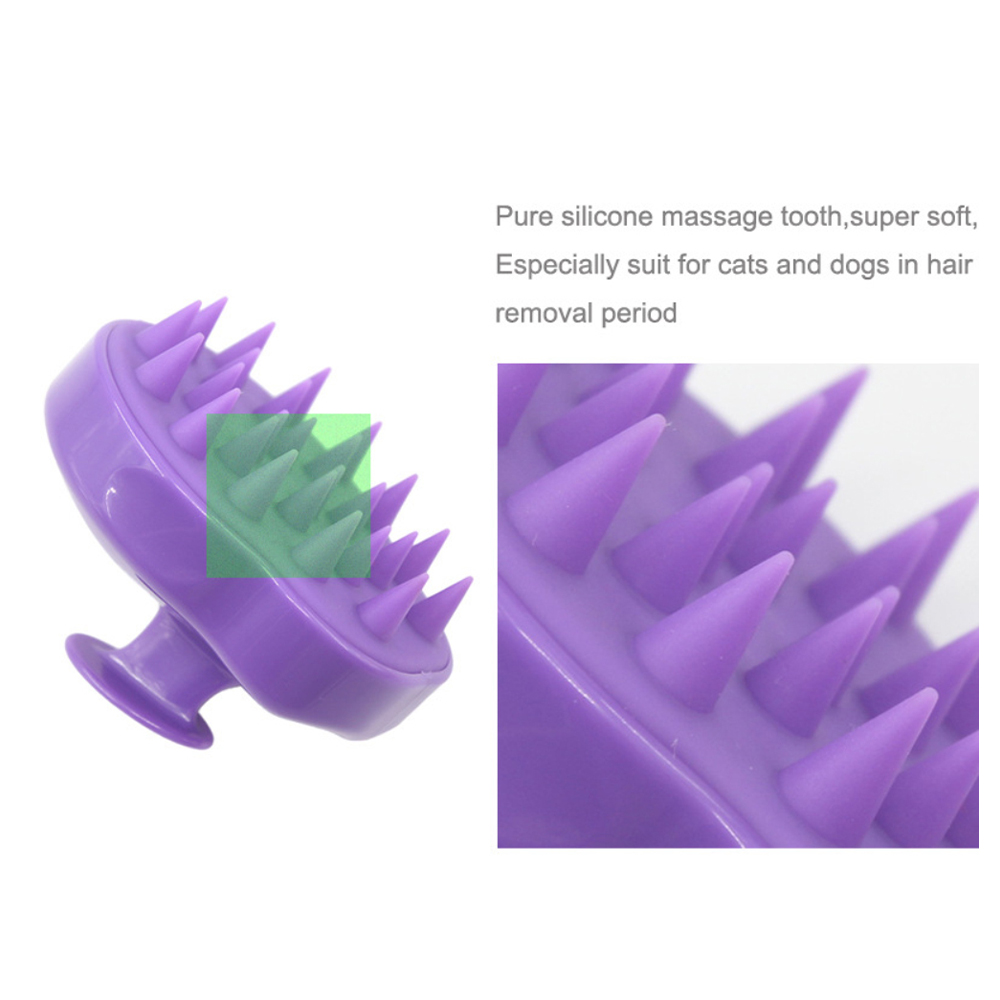 Silicone Hair Scalp Massager Brush Shampoo Head Body Massage Brush Shower Hair Massager Brushes Bath  Accessories & Tools