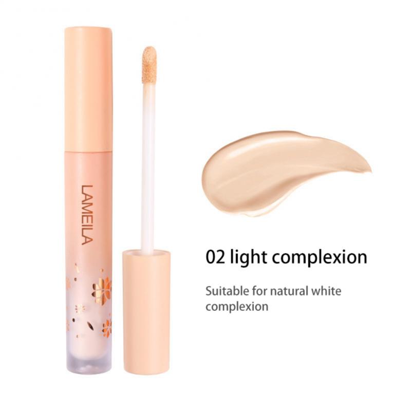 3 Colors Liquid Concealer High Covering  Moisturizing Oil Control Foundation Invisible Pores Dark Circles Freckle Face Makeup