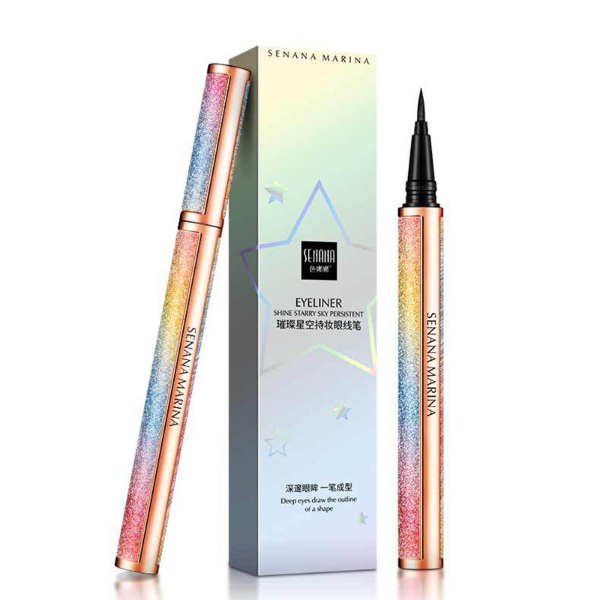 Starry Eyeliner Long-lasting Non-makeup Waterproof Sweat-proof Quick-drying Non-halo Makeup Makeup