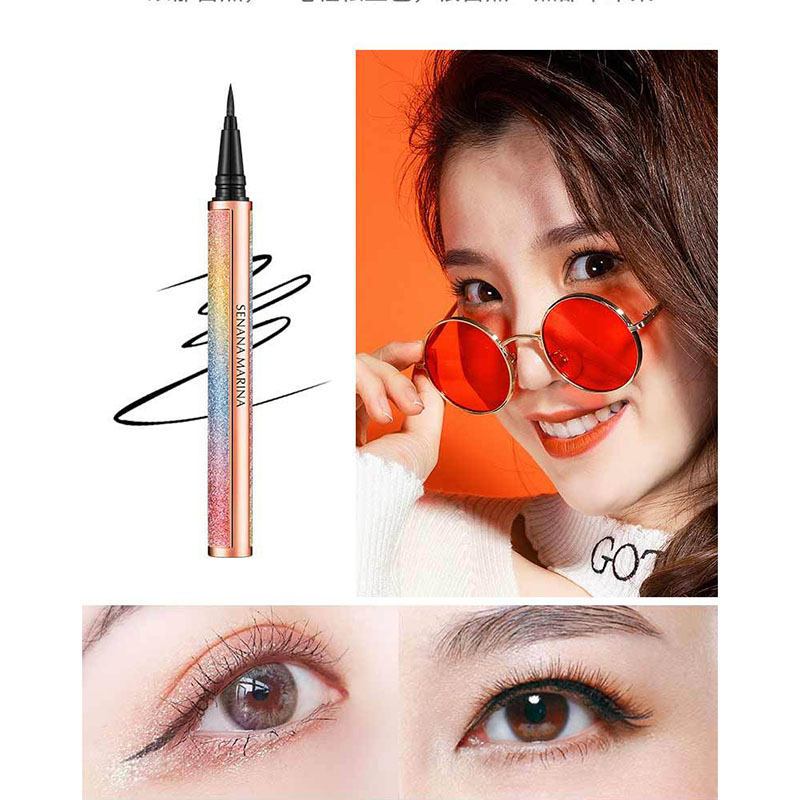 Starry Eyeliner Long-lasting Non-makeup Waterproof Sweat-proof Quick-drying Non-halo Makeup Makeup