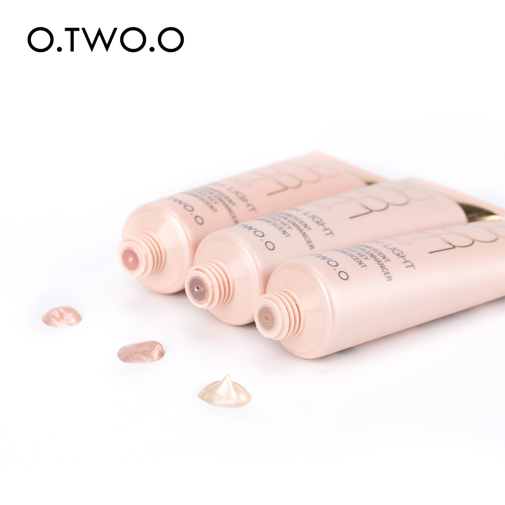 O.TWO.O Shimmer Highlighter Cream 25ml Primer Base Contouring Concealer Highlight Whitening Makeup