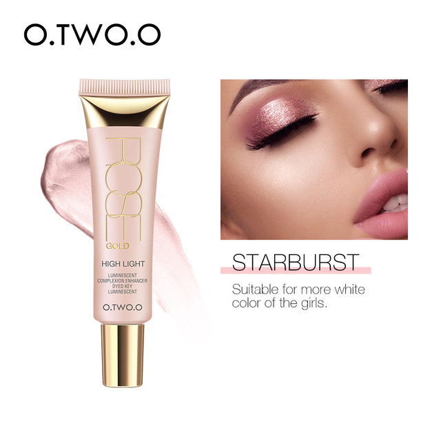 O.TWO.O Shimmer Highlighter Cream 25ml Primer Base Contouring Concealer Highlight Whitening Makeup