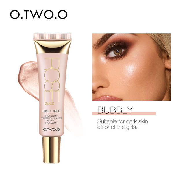 O.TWO.O Shimmer Highlighter Cream 25ml Primer Base Contouring Concealer Highlight Whitening Makeup