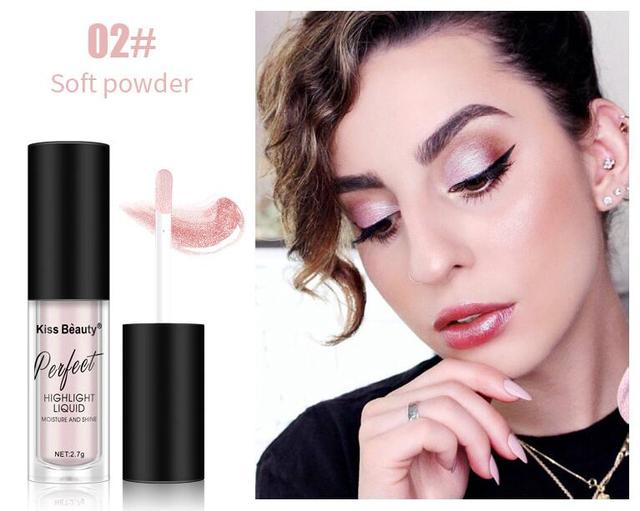 Makeup Highlighter Face Brightener High-light lying silkworm brightening Eye shadow liquid foundation Makeup