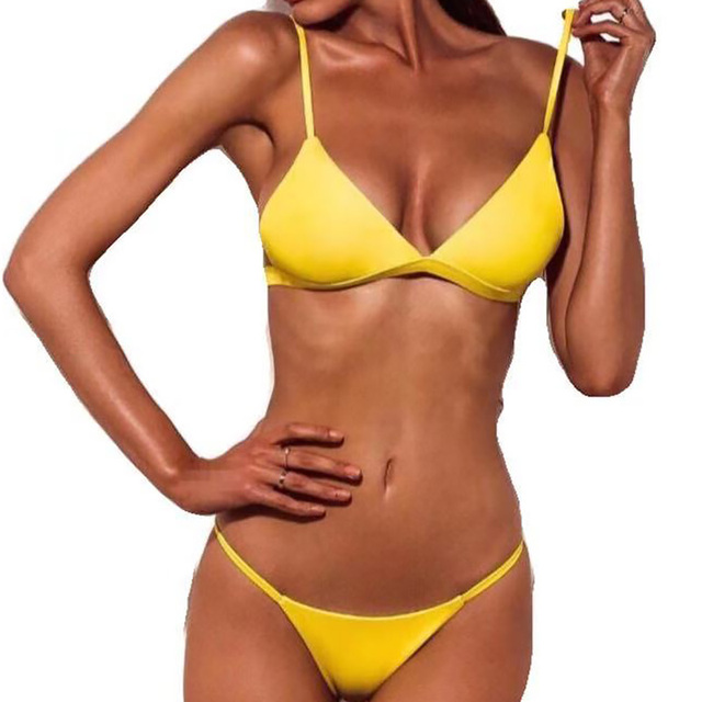 Women Bandage Triangle Swimwear Bathing Suits Beach Suit Sexy Bikini Swimsuits & Gymwear