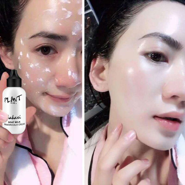 GAM-BELLE Lazy Face Foundation Cream Brighten Whitening Moisturizing Cover Dark Circles Skin Care