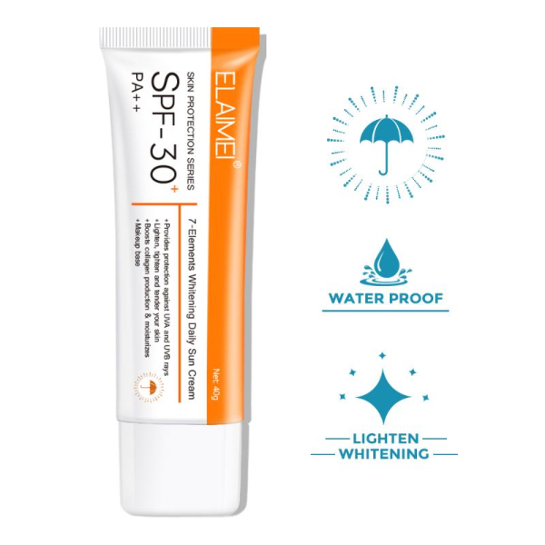 50ml SPF 30+ PA++ Facial Body Sunscreen UV Protection Multi-effect Moisturizing Refreshing Makeup