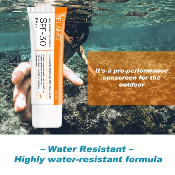 50ml SPF 30+ PA++ Facial Body Sunscreen UV Protection Multi-effect Moisturizing Refreshing Makeup