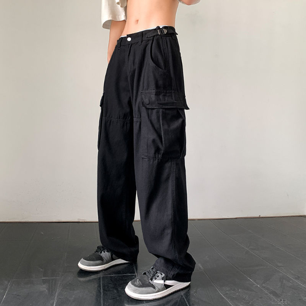 Casual Baggy Wide Leg Sweatpants Loose High Waist Streetwear Cargo Pants Womens Hippie Joggers Trousers Y2k Clothes