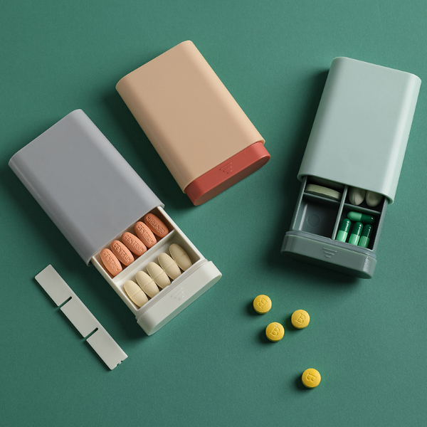 1PCS Fashion Portable Nordic Style Pill Box Tablet Pillbox Dispenser Medicine Boxes Kitchen & Dining room appliances