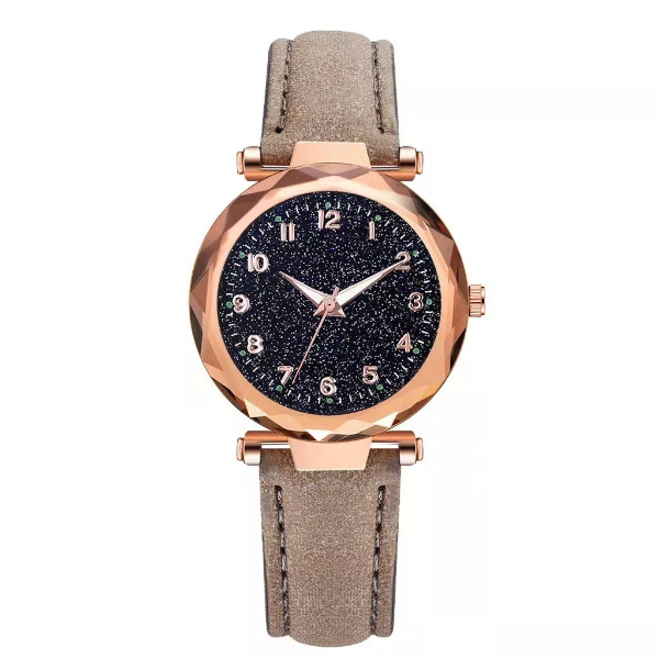 Female Student Star Faced Quartz Watch Four leaf Grass Bracelet Two piece Wrist Watch Female