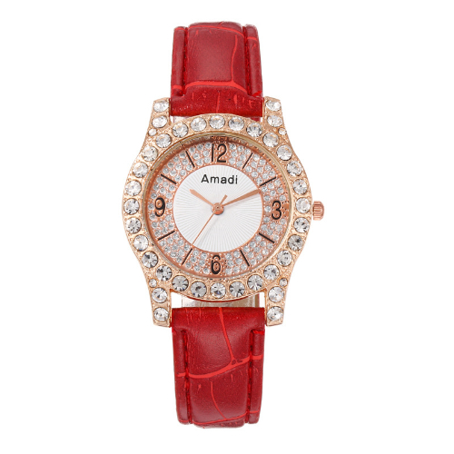 Digital dial casual and versatile student ladies fashion item gift box quartz wristwatch