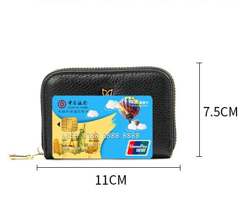 Wallets & Holders AIOSC Multi-card New Small Purse Men's And Women's Card Bag Cute Purse Fashion Short Multi-function Card Bag