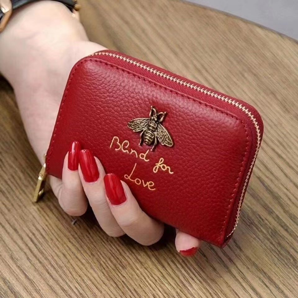 Wallets & Holders AIOSC Multi-card New Small Purse Men's And Women's Card Bag Cute Purse Fashion Short Multi-function Card Bag