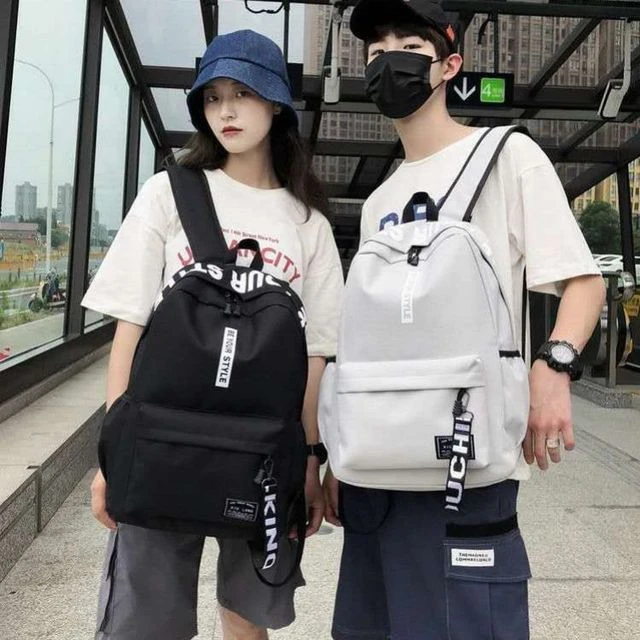 Fashion Backpacks Schoolbag College Students New Large Capacity Backpack Male Female  Fashion Student Bag Functional Letter Print Backpack