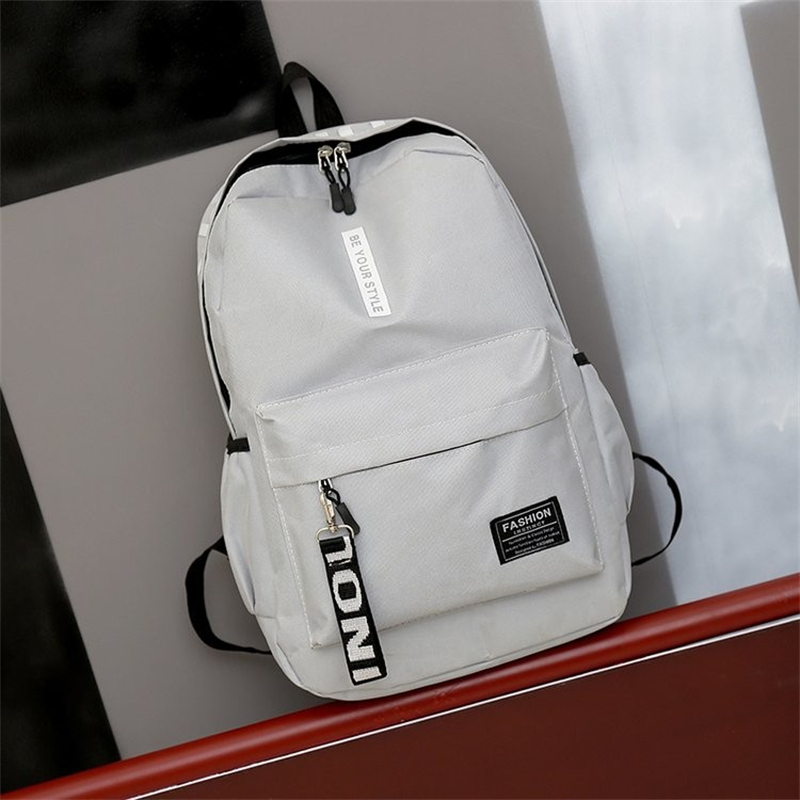 Fashion Backpacks Schoolbag College Students New Large Capacity Backpack Male Female Korean Fashion Student Bag Functional Letter Print Backpack