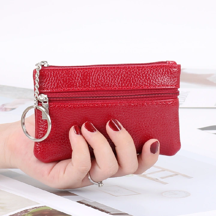 Wallets & Holders  New Women Genuine Leather Coin Purse Female Wallets Women Zipper Coin Purses Children Storage Pocket Bags Pouch #C