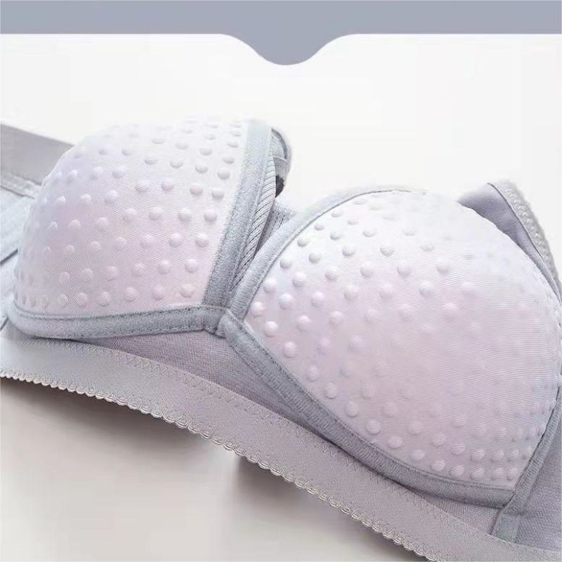 Bras This Year's Trend Is Plus-Size Thin Simple Personality All-In-One No-Wire Push-Up Anti-Sagging Bra With A Pair Of Anti-Slip Boobs