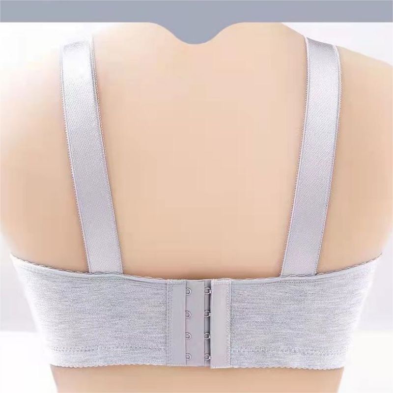 Bras This Year's Trend Is Plus-Size Thin Simple Personality All-In-One No-Wire Push-Up Anti-Sagging Bra With A Pair Of Anti-Slip Boobs