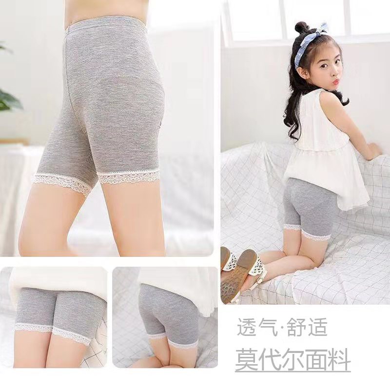 D-baby Pure cotton Summer Girls Safety Shorts Underwear Leggings Girls Boxer Briefs Pantie