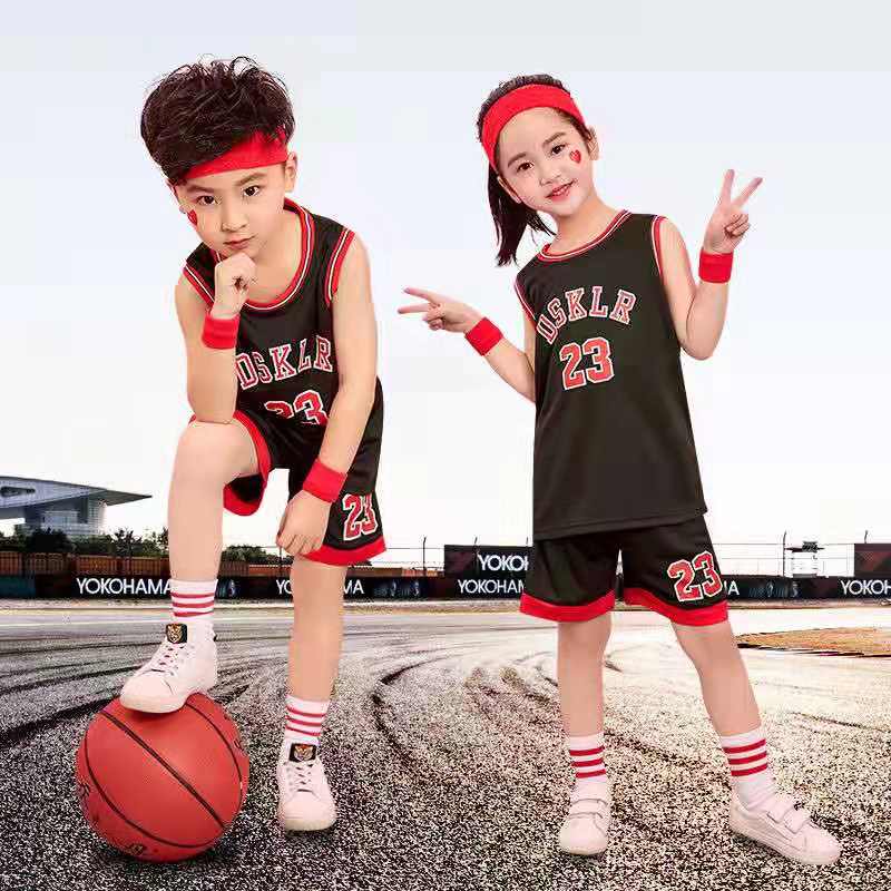 D-baby 2pcs Cool boy 80-180 NBA jersey, #23 #30 breathable Jersey suit, Training Jersey suit