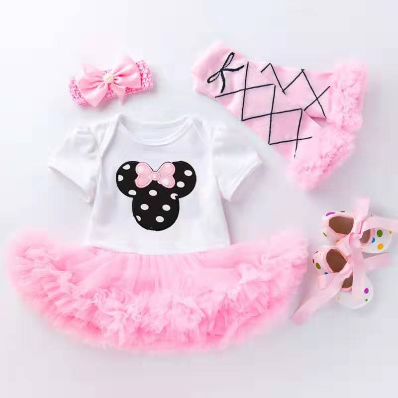 D-baby New Born Baby Girls 0-2y Dress&amp;clothes Summer Kids Party Birthday Outfits Christening