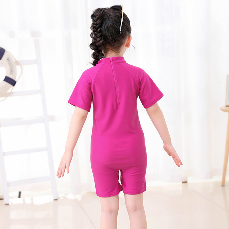 D-baby Girls Swimwear One Piece Princess Swim Clothes Girls Swimsuit