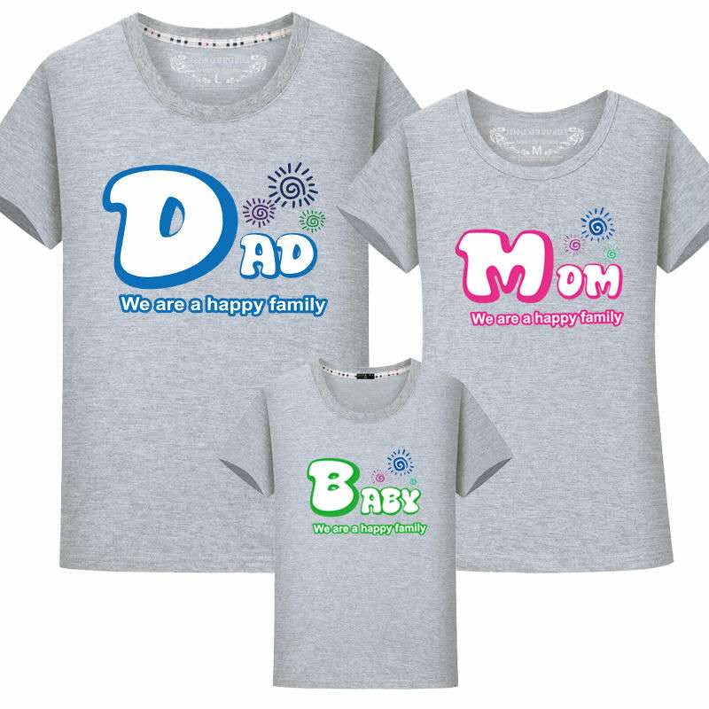 D-baby 2021 Family T-shirt (mom / dad / kid / boy / girl) Mickey Minnie Print, Family Cotton Top