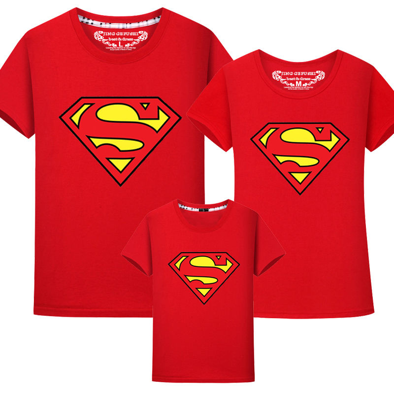 D-baby 2021 Family T-shirt (mom / dad /kid/boy/girl) Superman,Mickey Minnie Print, Family Cotton Top