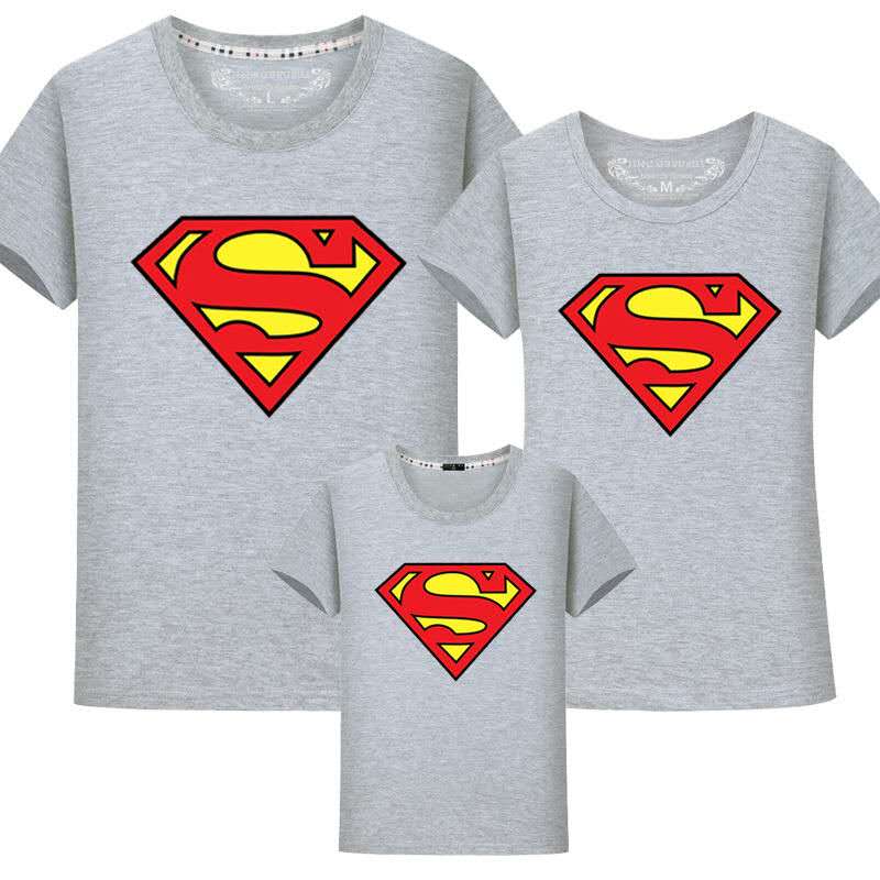 D-baby 2021 Family T-shirt (mom / dad /kid/boy/girl) Superman,Mickey Minnie Print, Family Cotton Top