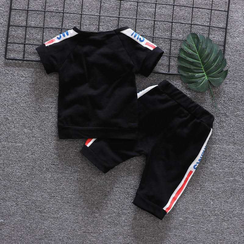 D-baby 2PCS 0-6Y Kids Boys Girls Clothing Set Toddler Outfit T-Shirt+Shorts Summer Suits