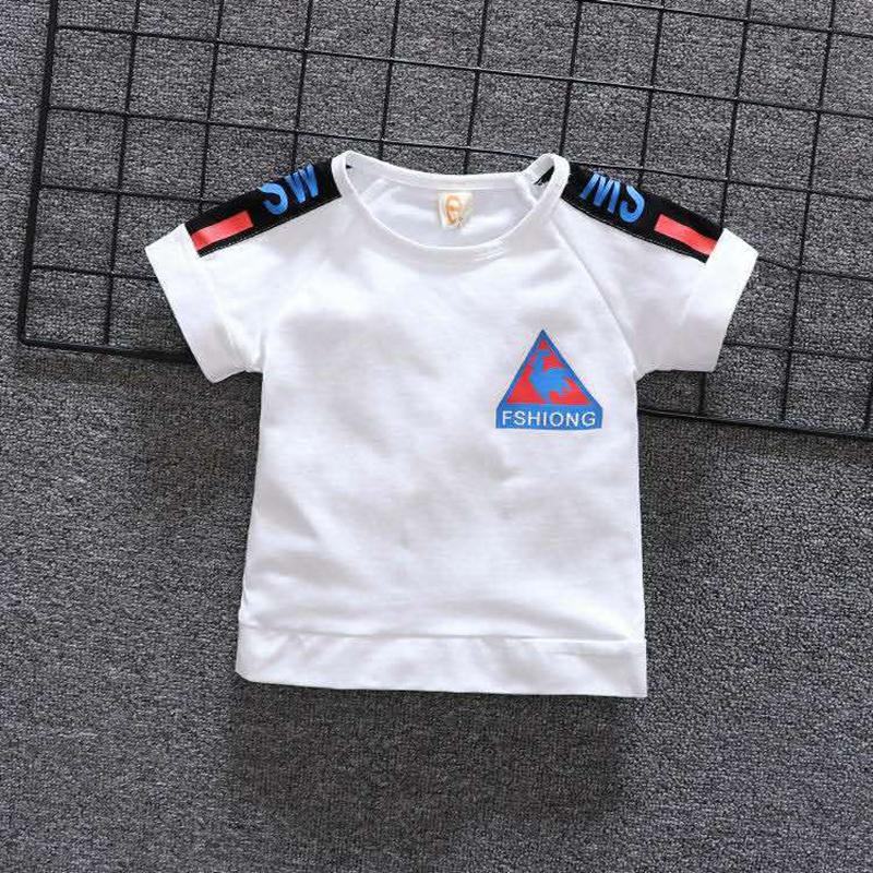 D-baby 2PCS 0-6Y Kids Boys Girls Clothing Set Toddler Outfit T-Shirt+Shorts Summer Suits