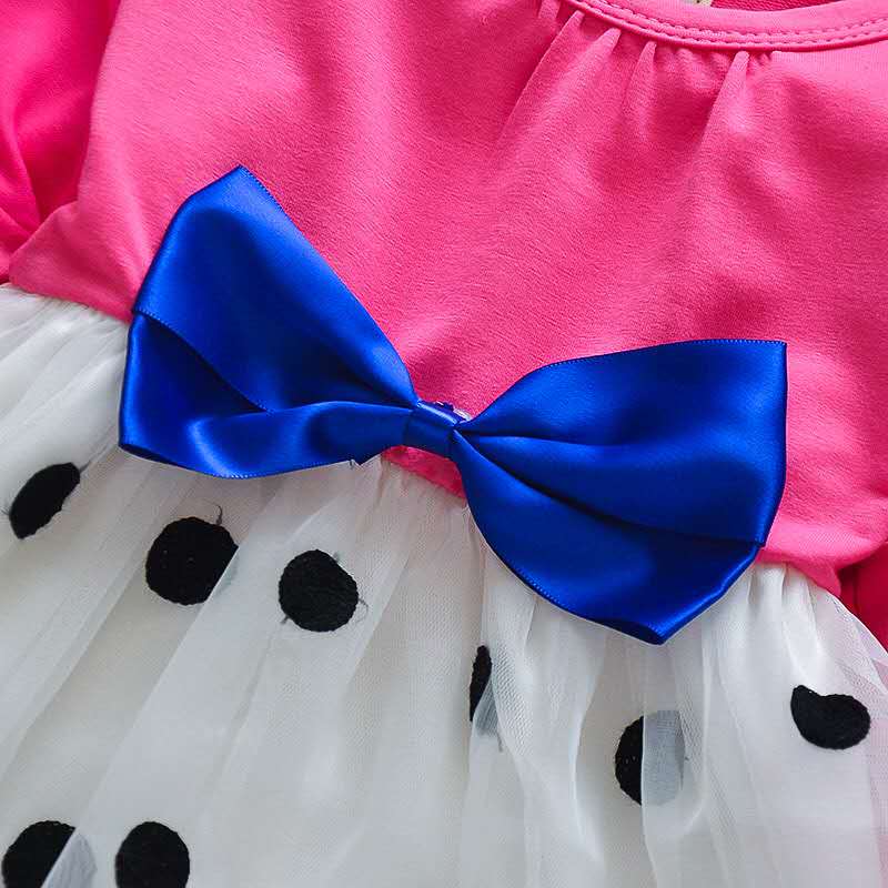 D-baby Autumn New Style Girls Rabbit Print Suit Fashionable Bow Dot  Top + Rabbit Pants
