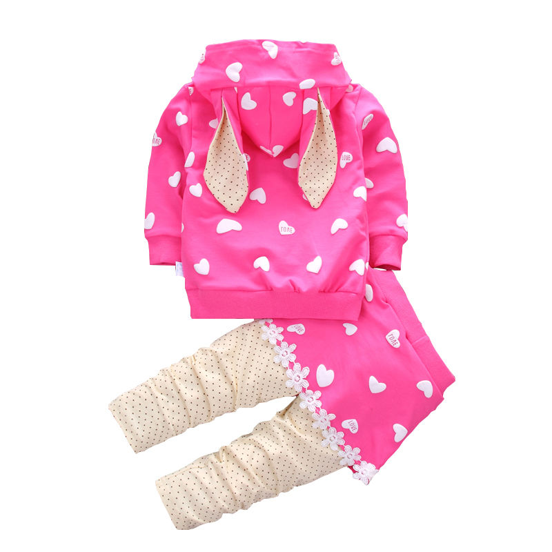 D-Baby Autumn girls clothes sets Top+ Pants 2pcs/set full sleeve clothing active suits