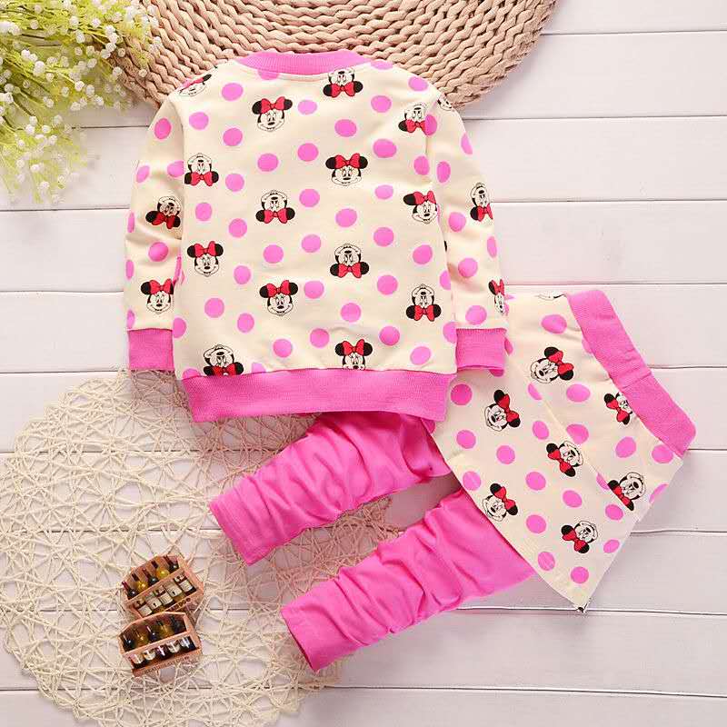 D-Baby Autumn girls clothes sets Top+ Pants 2pcs/set full sleeve clothing active suits