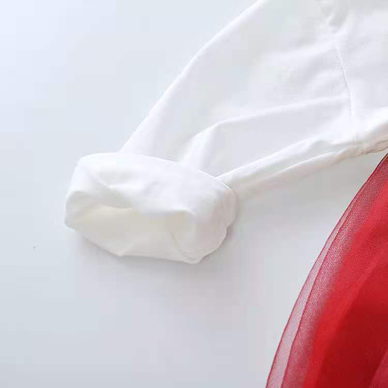 D-baby 0-2Y Girls Dresses Newborn Infant Baby Girl Lace Dress Todller Wedding Dress