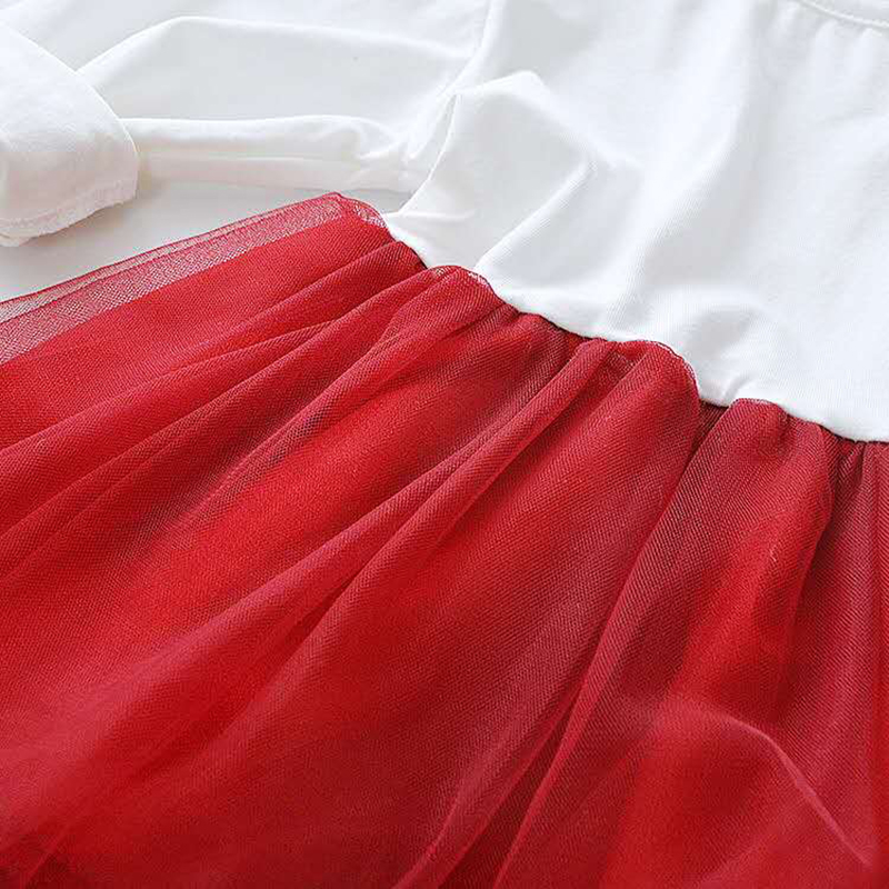 D-baby 0-2Y Girls Dresses Newborn Infant Baby Girl Lace Dress Todller Wedding Dress