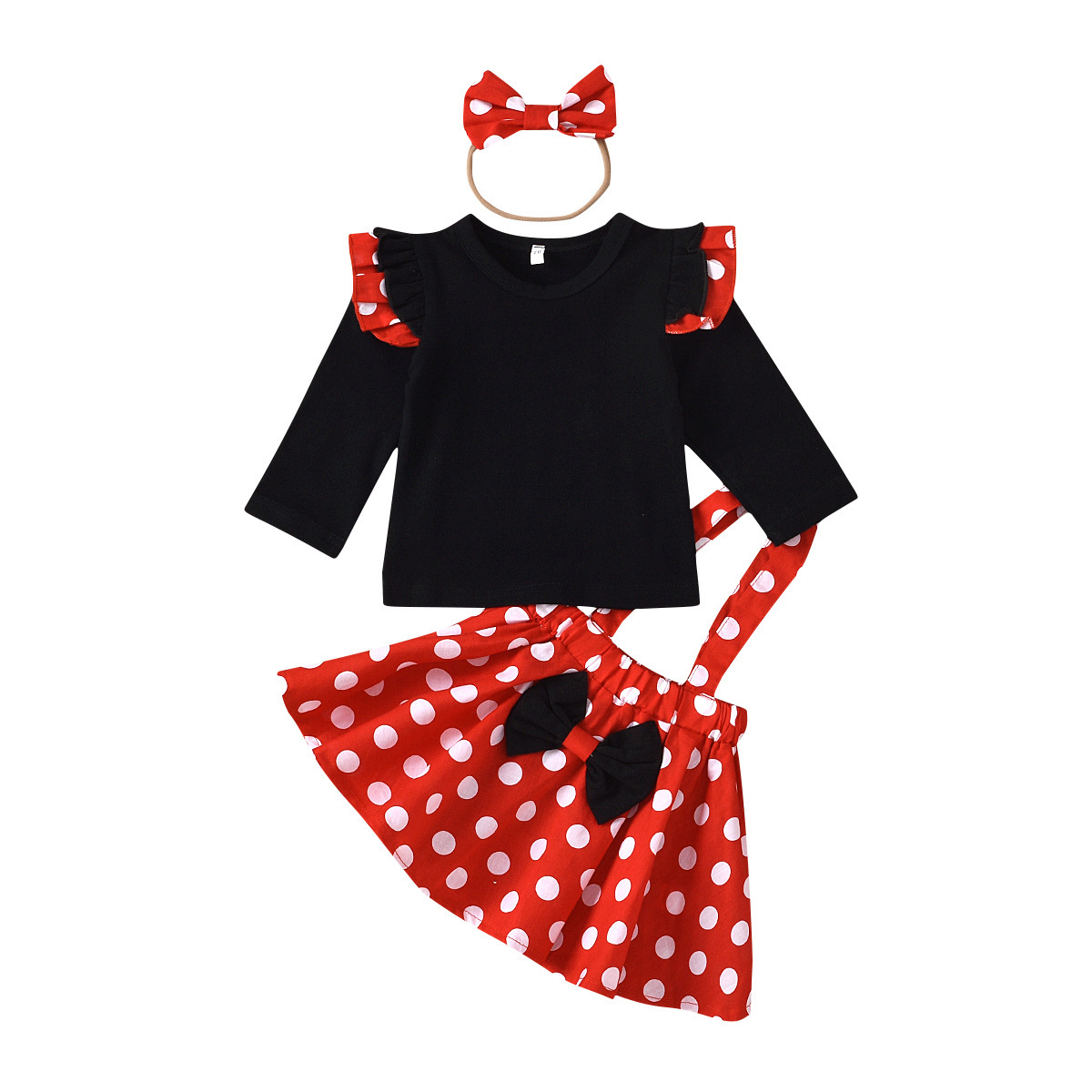 D-baby kids Girls Suit, Top + Skirt Flower Printing Suit, Fashion Hot Suit