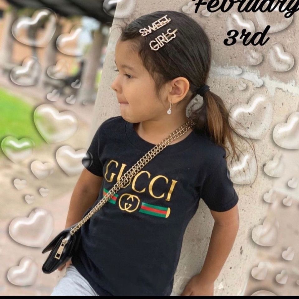 D-baby 1-12y Casual Kids Boys Girls Cartoon letters Printing Basic Style Daily Short Sleeve T-shirt Tops