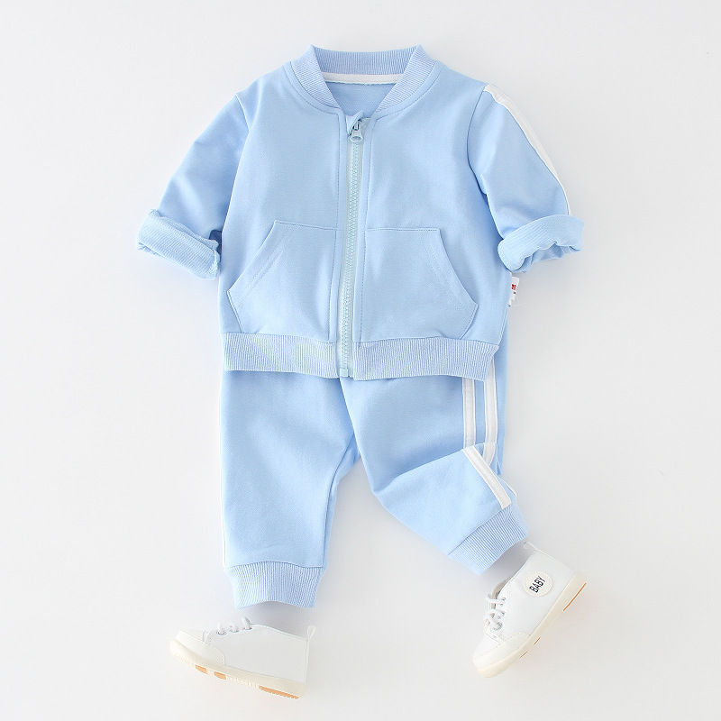 D-baby 1-6 y New Fashion Kids Jacket+Pants 2 Pcs Children Sport Suits Boys Clothes Set