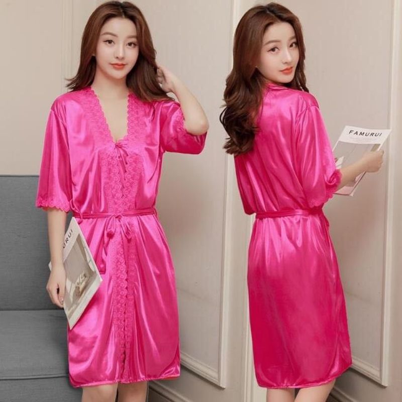 2pcs/Set 35-105Kg Sexy lace Women Nightwear Nightdress Sleepwear Sleeping Night Dress Gowns Ladies