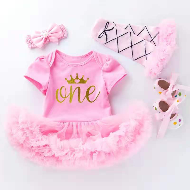 D-baby New Born Baby Girls 0-2y Dress&amp;clothes Summer Kids Party Birthday Outfits Christening