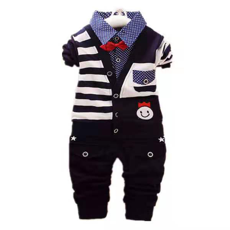 D-baby 0-4y Kids Boys Girls Autumn Sport Suit Children Clothing Set Toddler Casual Kids Clothes